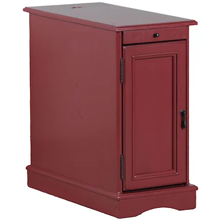 Butler Red Accent Table